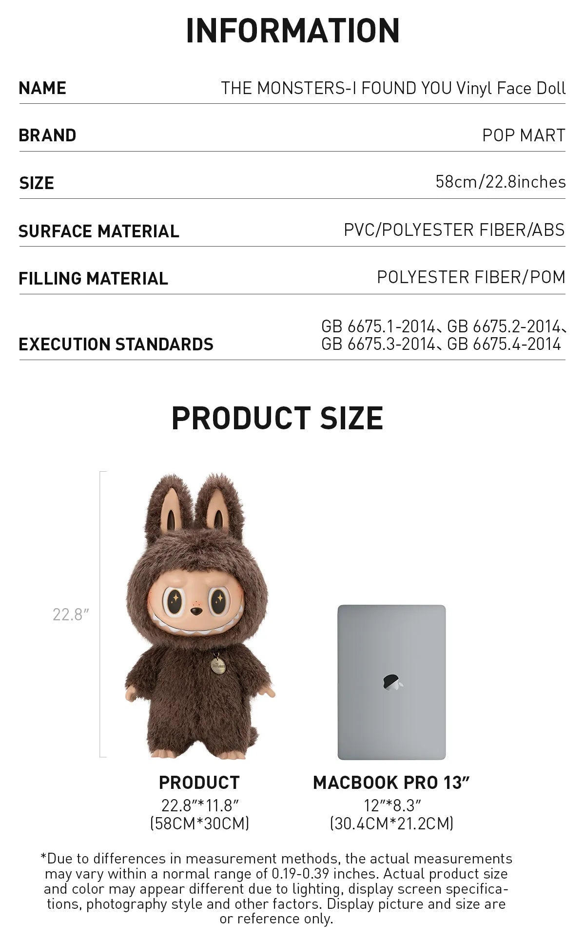 (Authentic) I FOUND YOU Vinyl Face Doll