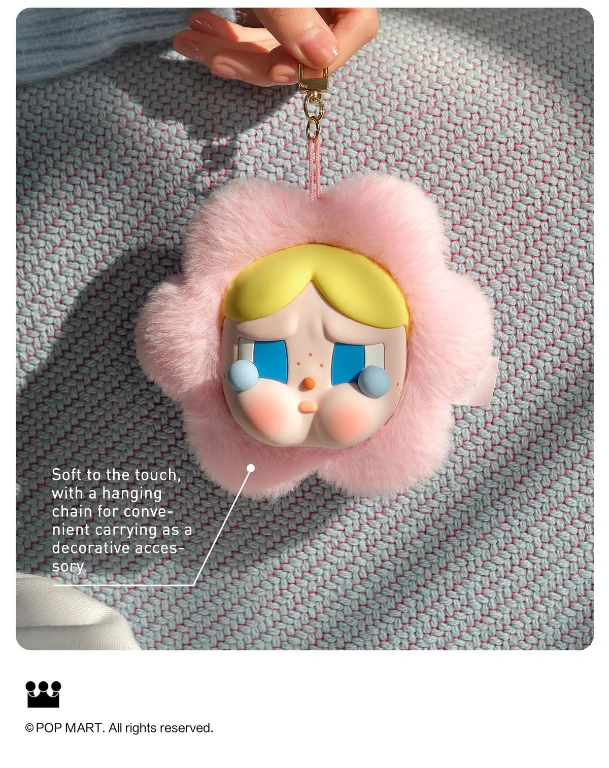 (Authentic) CRYBABY Sad Club Series-Silicone Plush Earphone Bag