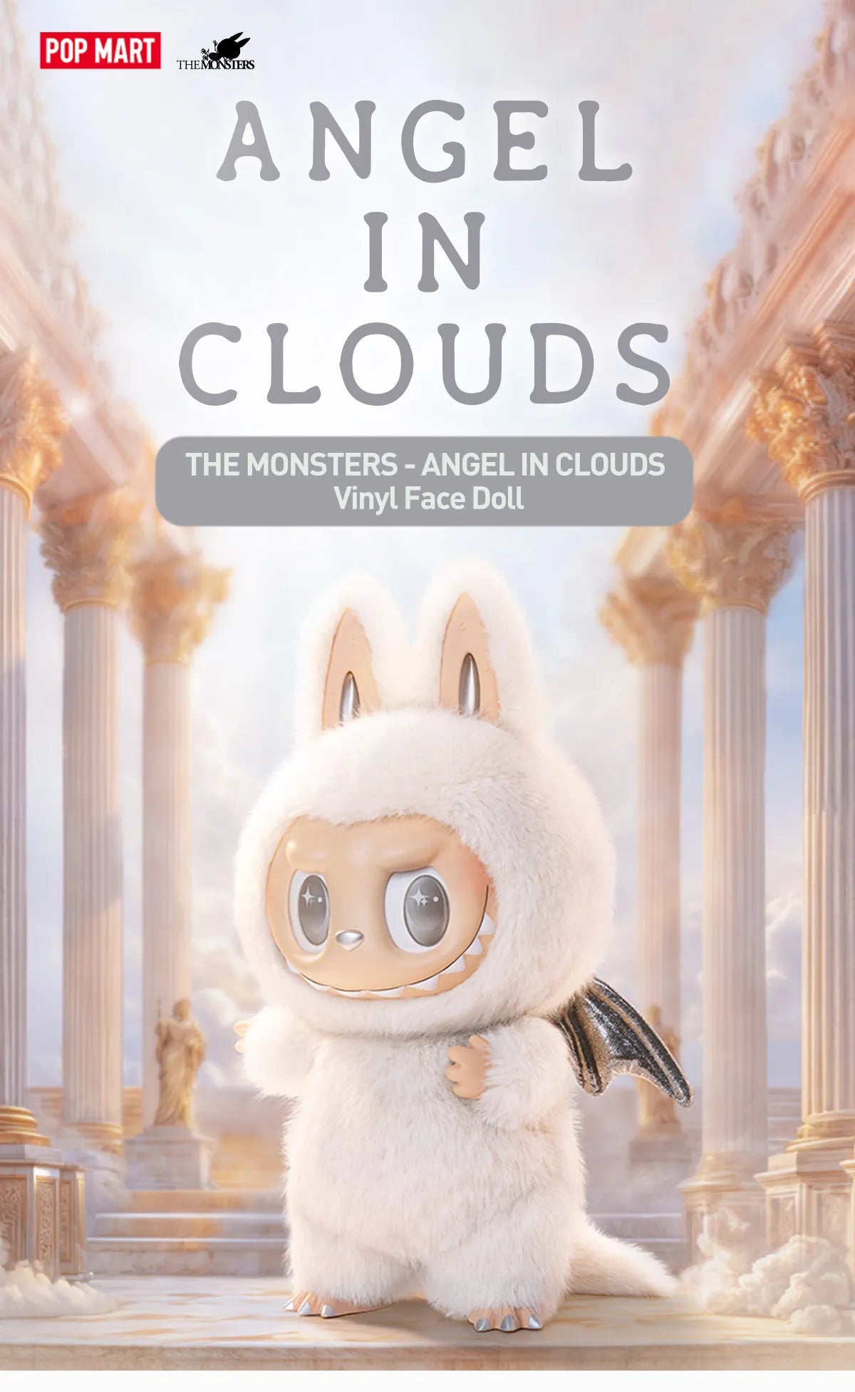 (Authentic) ANGEL IN CLOUDS Vinyl Face Doll