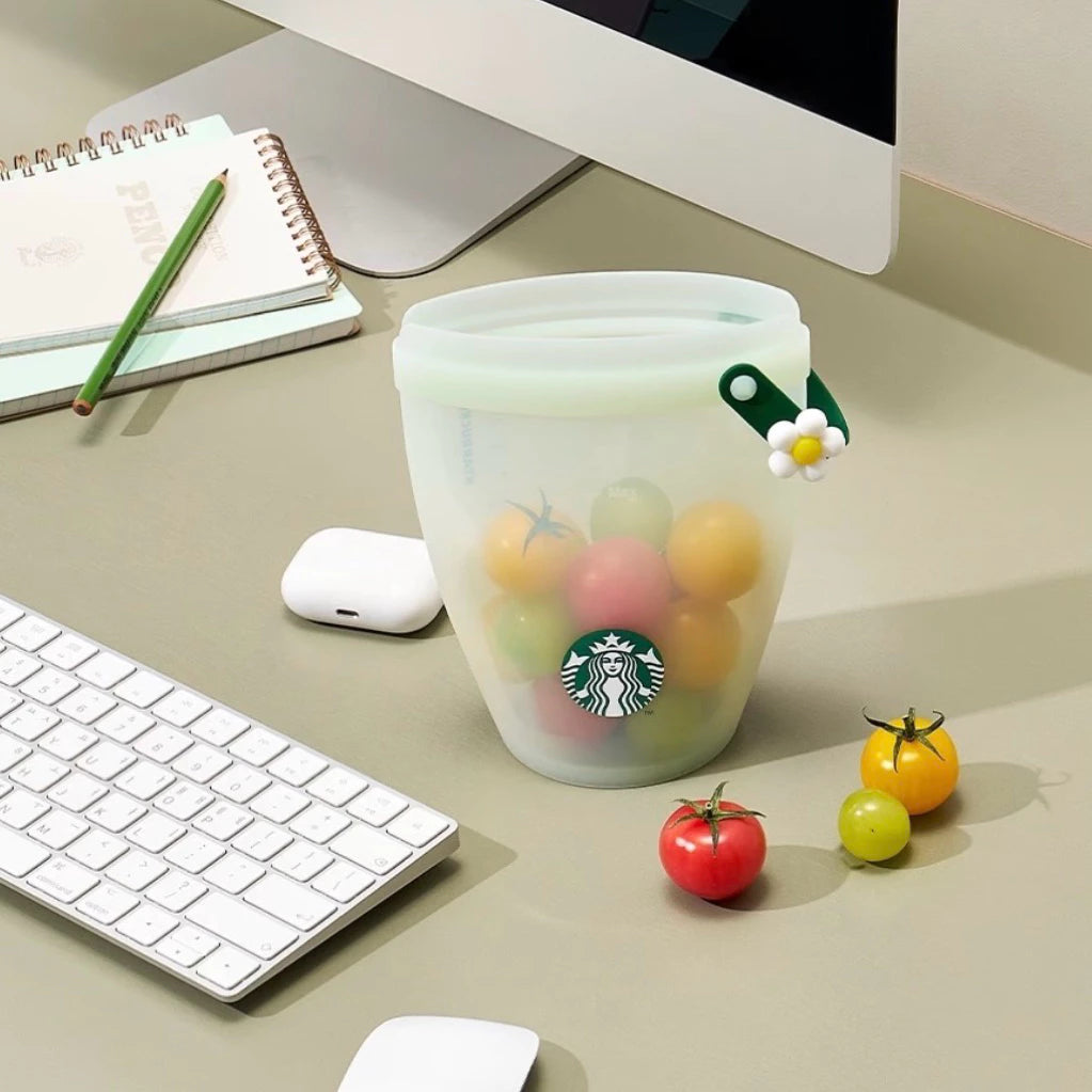 Starbucks Korea 2026 Silicone Bag for Fruits, Cosmetics, and Drinks