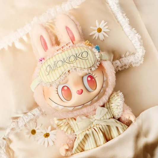 POPMART Mokoko Wake Up Mokoko Series Vinyl Face Plush Gift Set