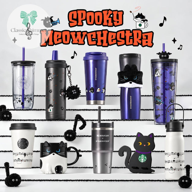 Starbucks Spooky Meowchestra Halloween Collection