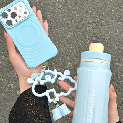 Starbucks China 2026 Mood Weather Station Series 630ml Stainless Steel Tumbler with Pendant