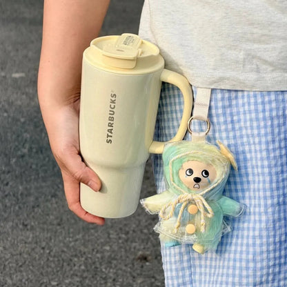 Starbucks China 2026 Mood Weather Station Series 700ml Stainless Steel Double Drinking Cup with Enamel Pendant