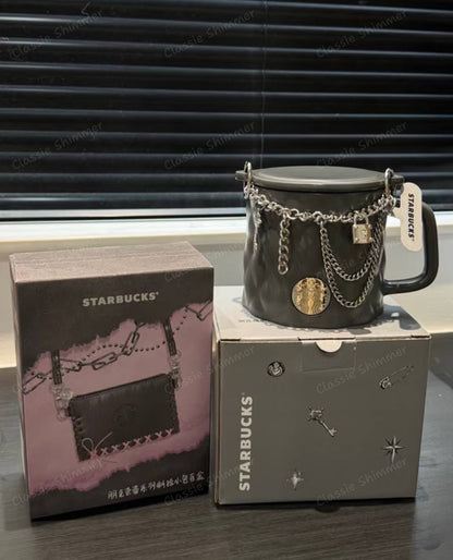 Starbucks China 2026 Ballet Series 296ml Bow Ribbon Mug and Tray Set