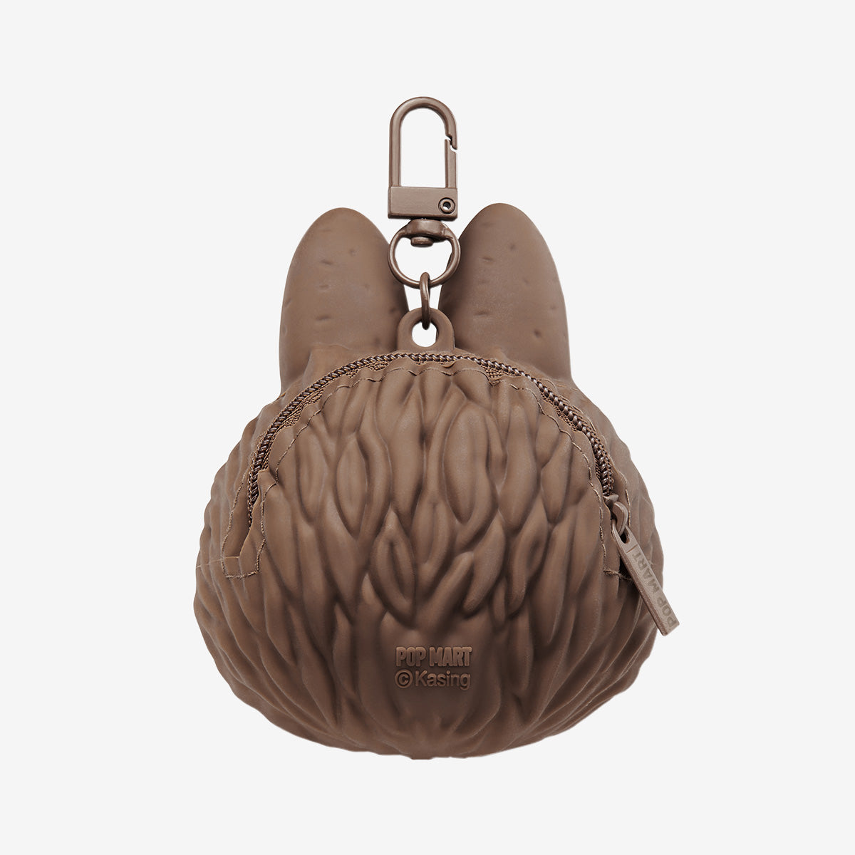 (Authentic) LABUBU Originals-Brown Silicone Earphone Bag