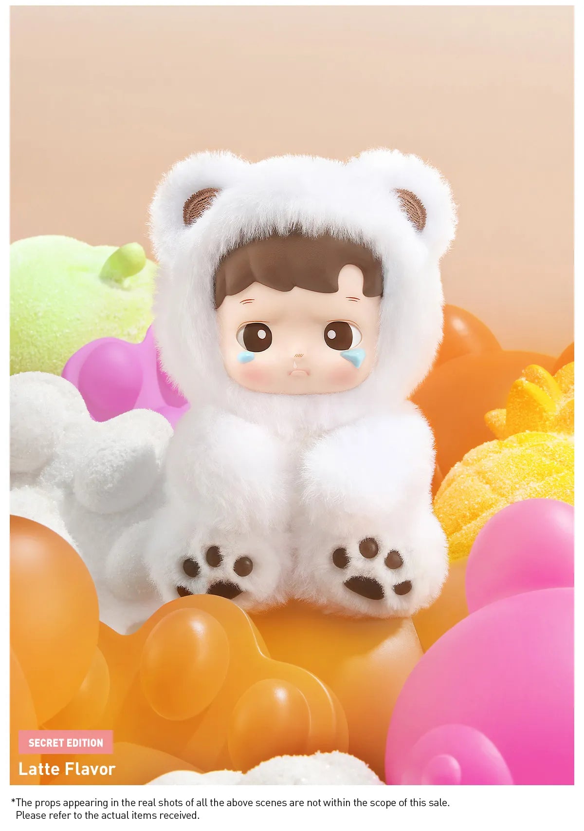 (Authentic) HACIPUPU Gummy Bear Series-Vinyl Plush Pendant