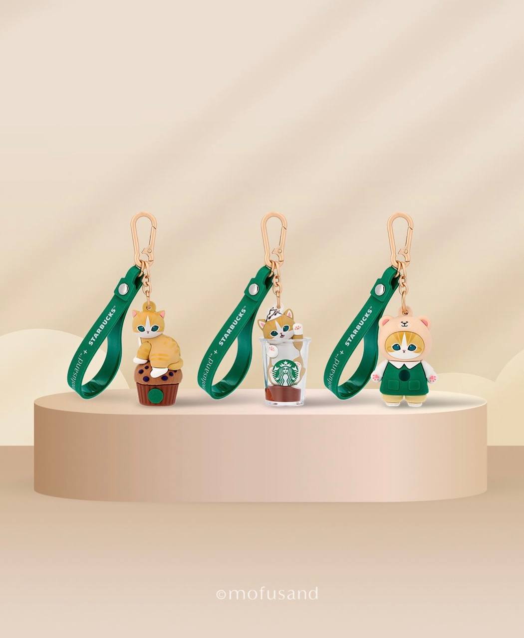[Pre-order] Starbucks x Mofusand Blind Box Keychain Blind Box (1pc)