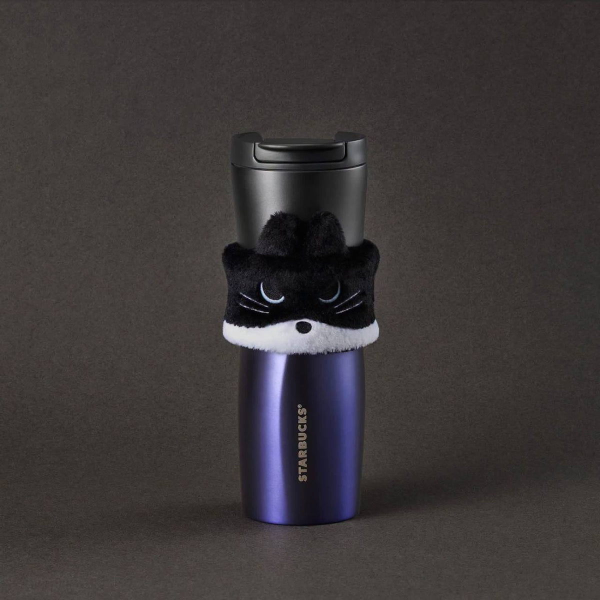 [Pre-order] Starbucks Spooky Meowchestra Tumbler with Cat Sleeve