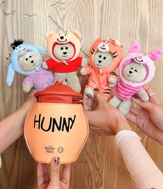 [Pre-order] Starbucks x Winnie The Pooh Bear Keychain Set