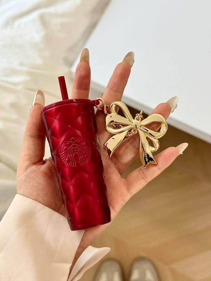 [Pre-order] Starbucks Christmas 2026 Red Diamond Cup with Mini Cup Keychain