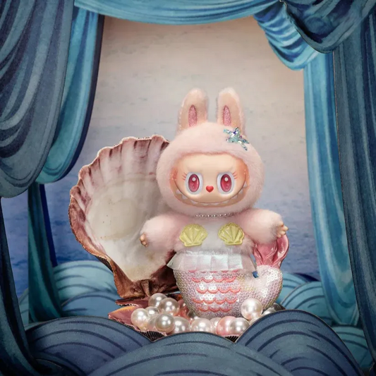 POP MART THE MONSTERS De Vliegende Labubu Series Mermaid Mokoko Hanging Card
