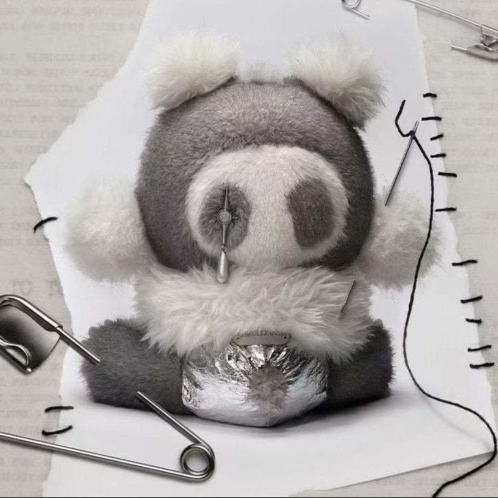 POP MART SKULLPANDA Punk Panda Plush Doll