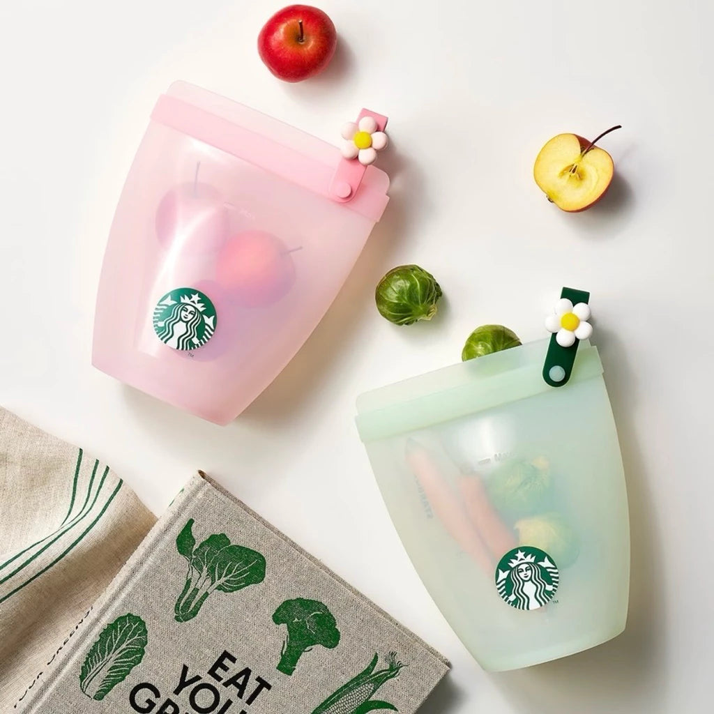 Starbucks Korea 2026 Silicone Bag for Fruits, Cosmetics, and Drinks